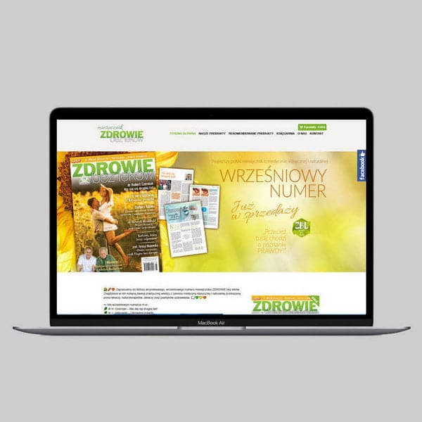 realizacja strony www magazynu