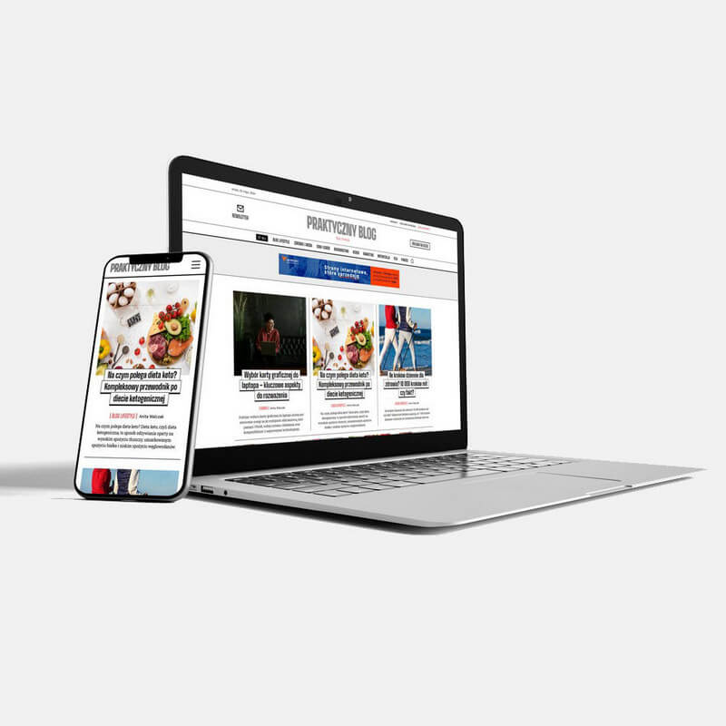 wykonanie strony bloga