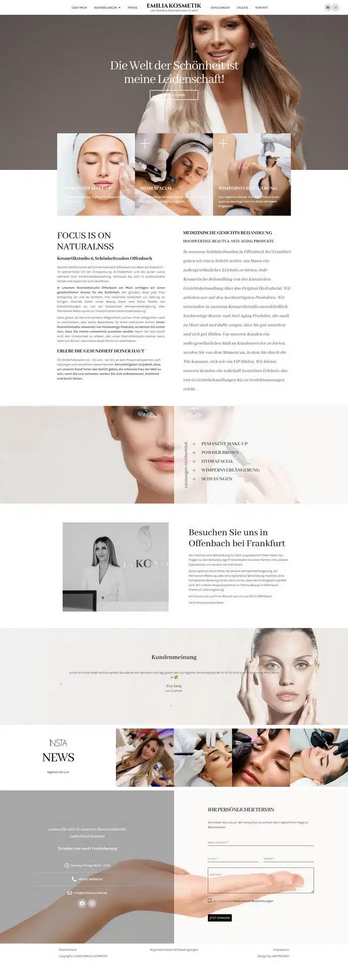 wykonanie strony internetowej