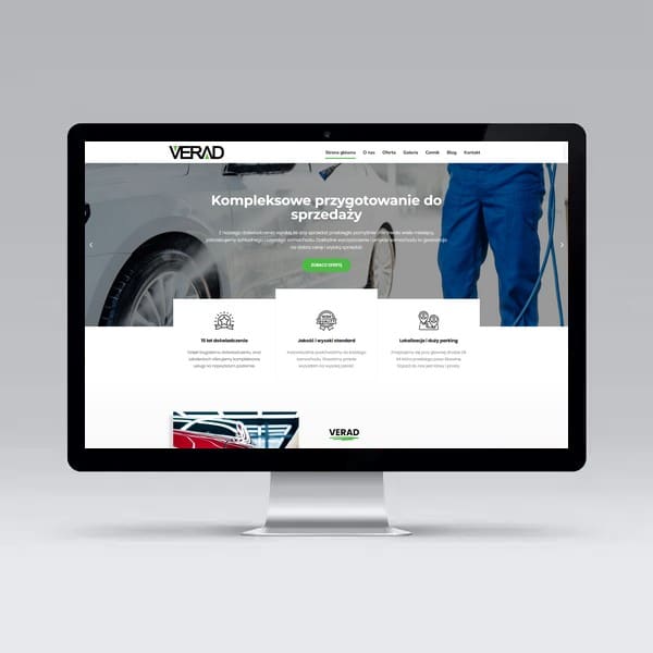 Wykonanie strony www dla VERAD