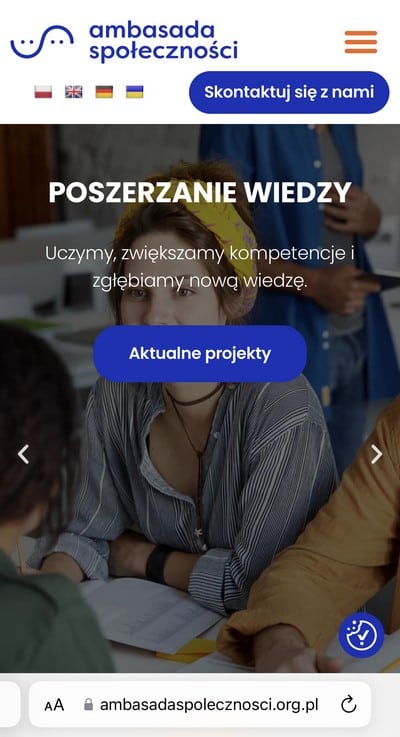 wersja mobilna strony www