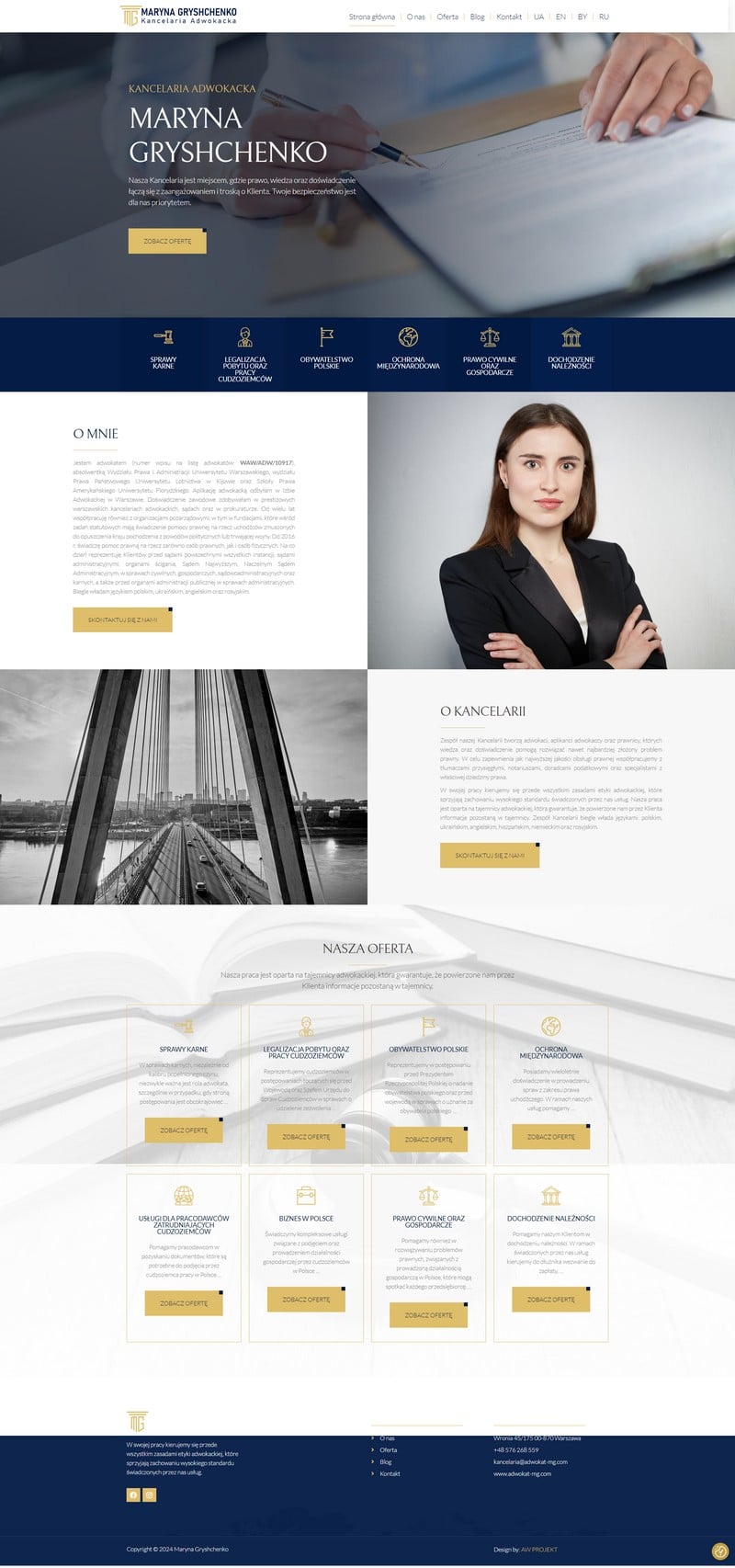 wykonanie strony www