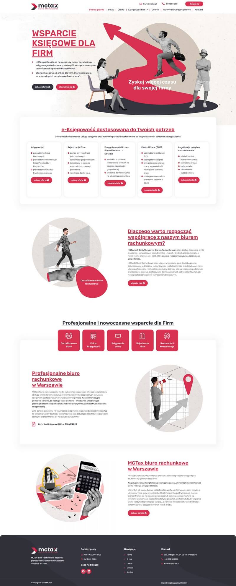 wykonanie strony www mc_tax